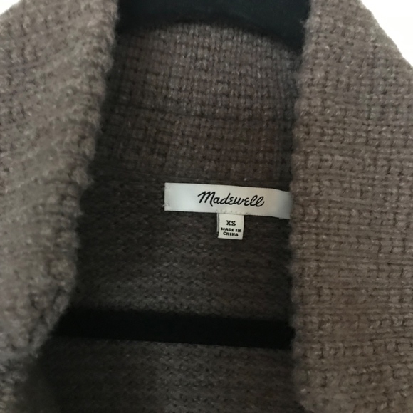 madewell laguna stitch sweater coat